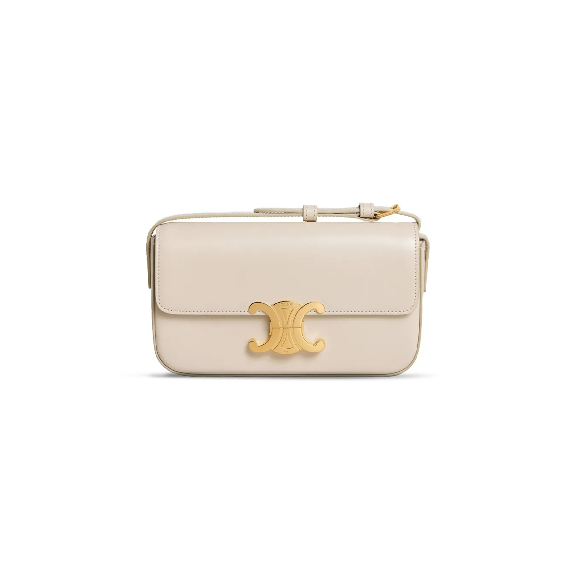 Ce**e shoulder bag claude in shiny calfskin 194143bf4.01iv (20*10*4cm)